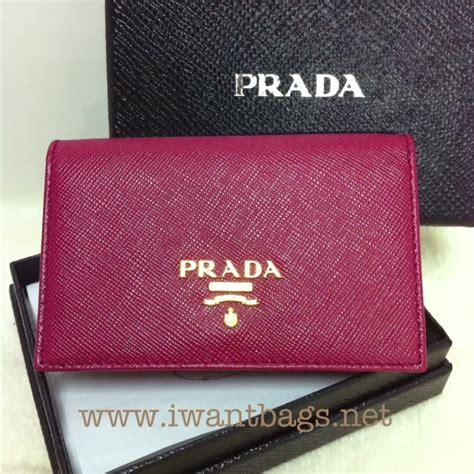 business cards prada|Prada bifold wallet.